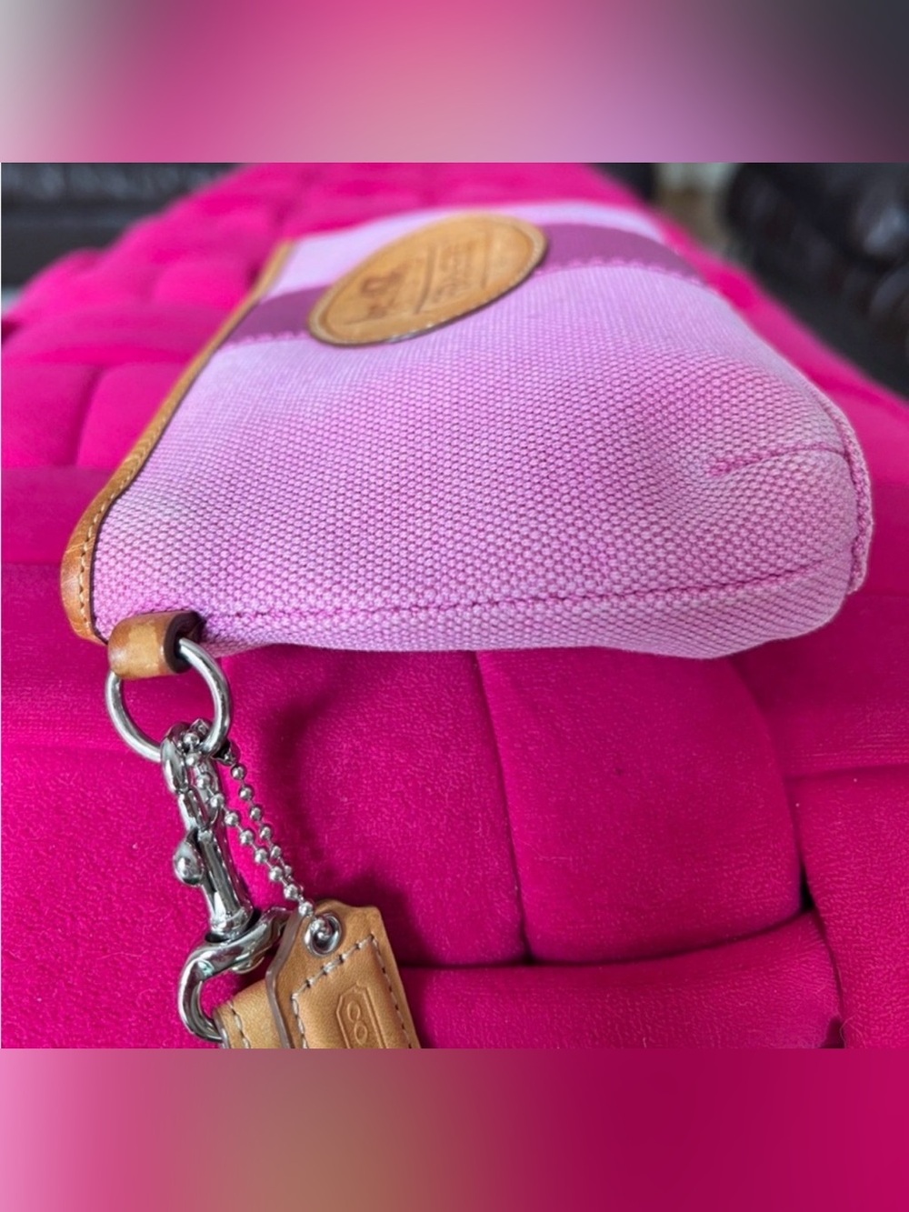 Coach LIMITED EDITION/ RARE Hampton Archive Kisslock wristlet - Picture 5 of 8